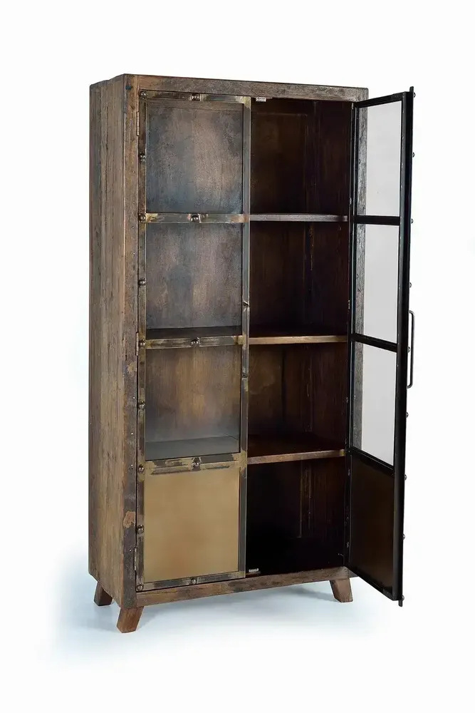 Sideboards - Reclaimed wood display case - GINER Y COLOMER