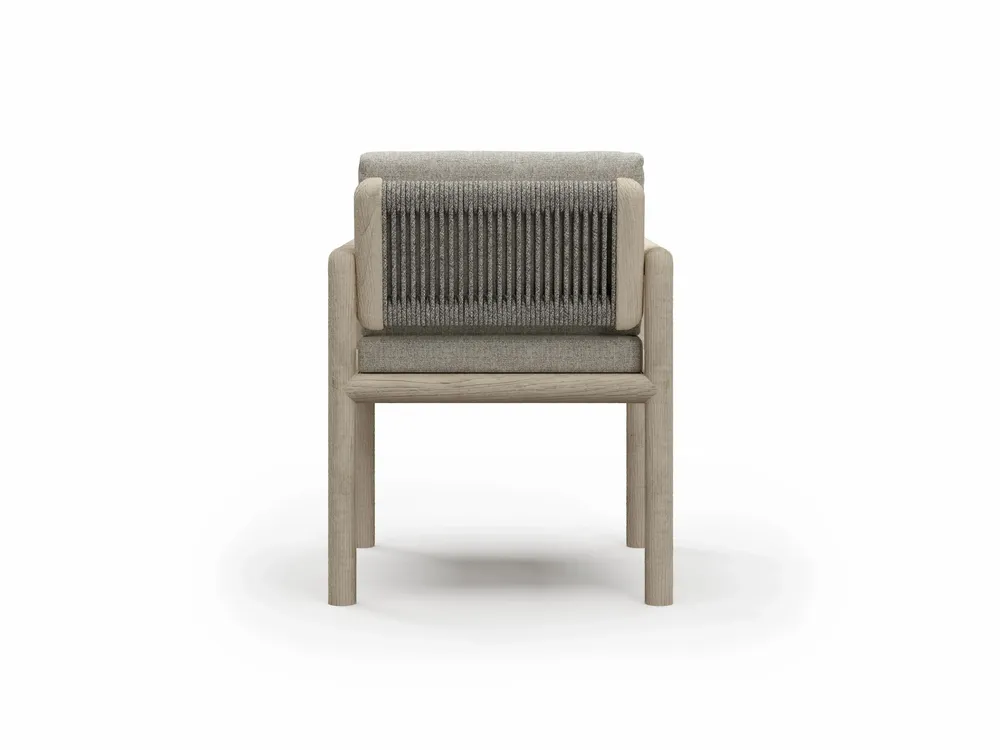 Tables de jardin - Ensemble de salle à manger Caleo-ash - SNOC