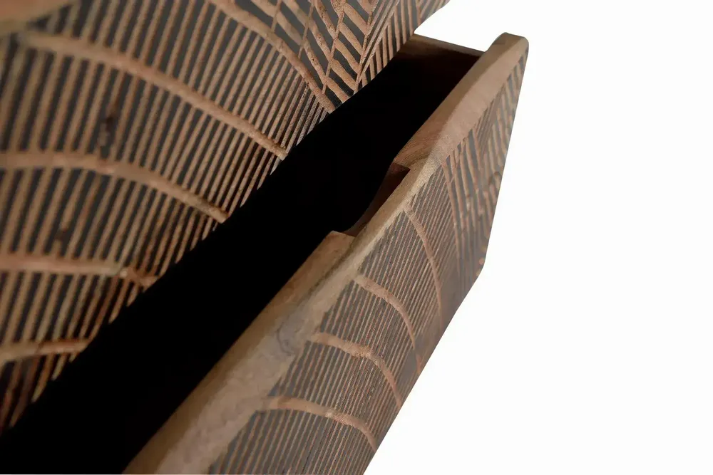Chests of drawers - Acacia wood and metal chest of drawers - GINER Y COLOMER