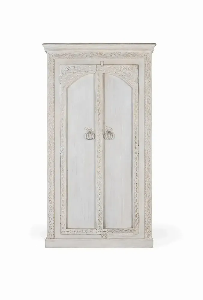 Wardrobe - 2-door wardrobe in mango wood - GINER Y COLOMER