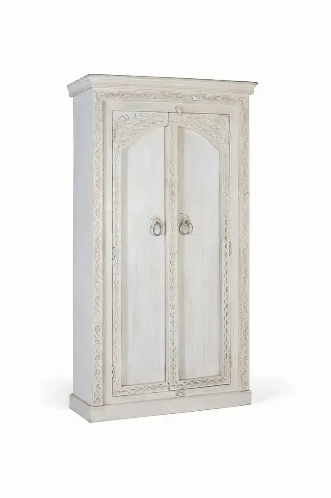 Wardrobe - 2-door wardrobe in mango wood - GINER Y COLOMER