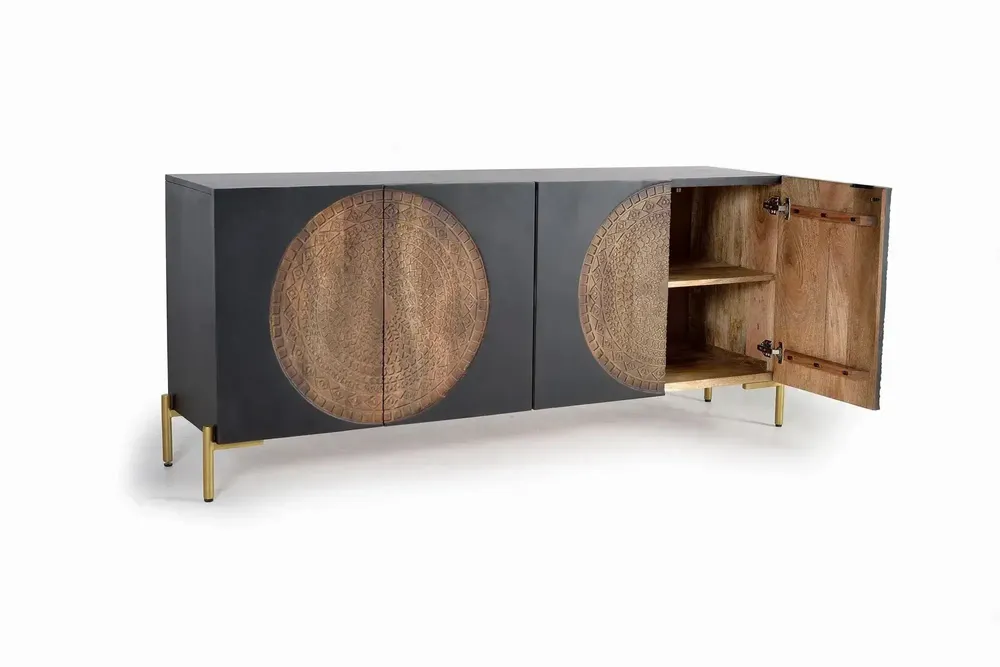 Buffets - Buffet en bois manguier et métal - GINER Y COLOMER