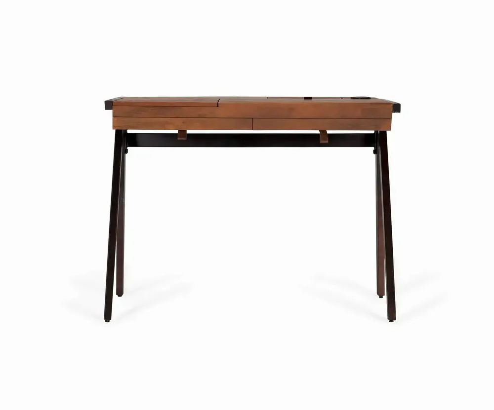 Bureaux - Bureau en bois manguier et métal - GINER Y COLOMER