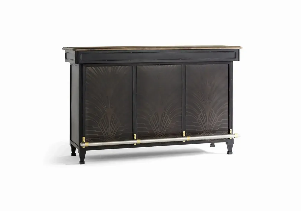 Sideboards - Bar cabinet in mango wood and metal - GINER Y COLOMER