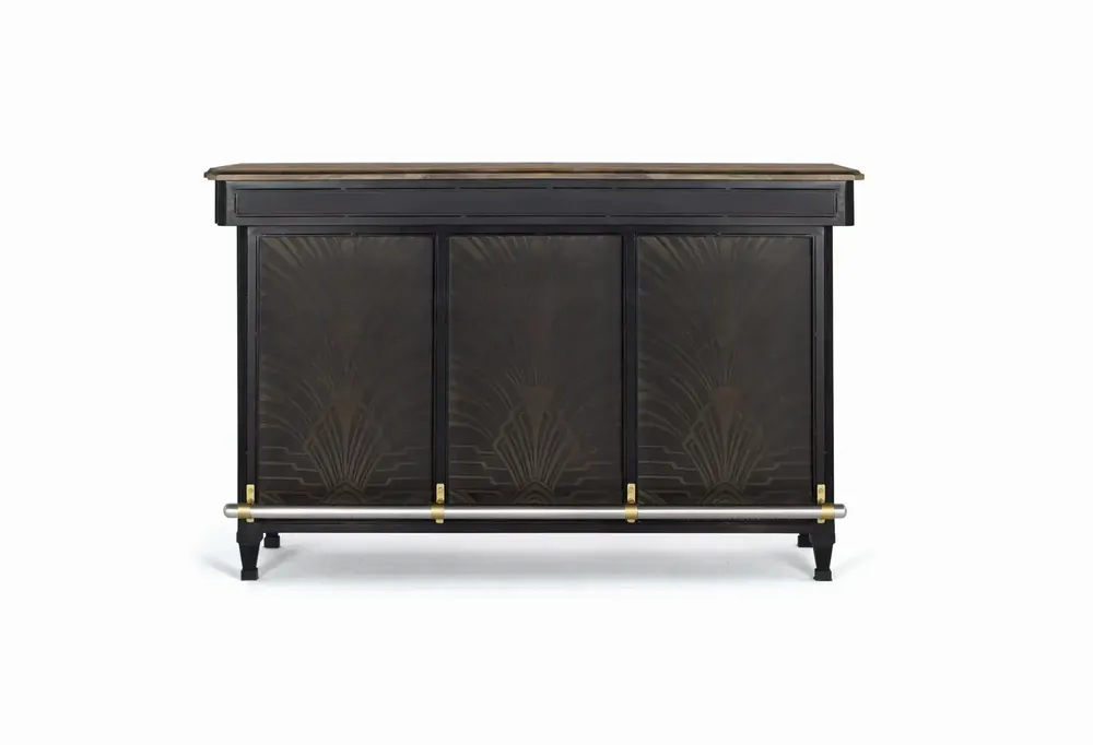 Sideboards - Bar cabinet in mango wood and metal - GINER Y COLOMER