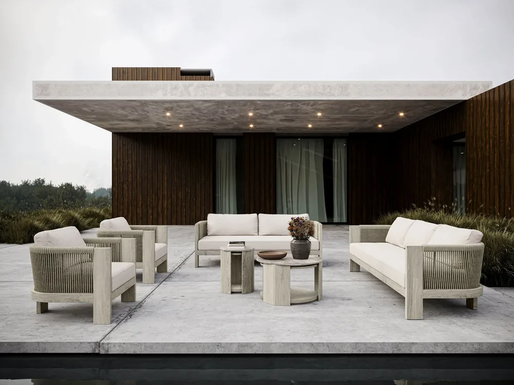 Canapés de jardin - Ensemble de salon Ralph-ash - SNOC