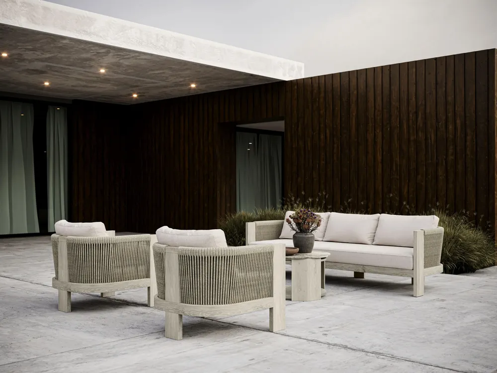 Canapés de jardin - Ensemble de salon Ralph-ash - SNOC