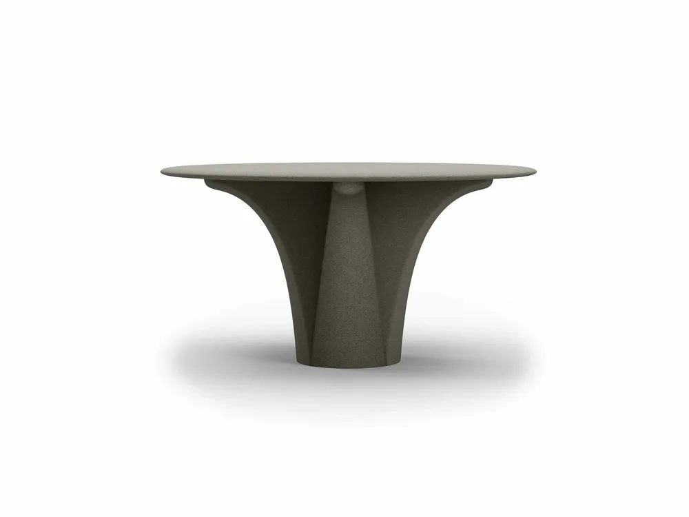 Tables de jardin - Table de salle à manger ronde Savio-noche - SNOC