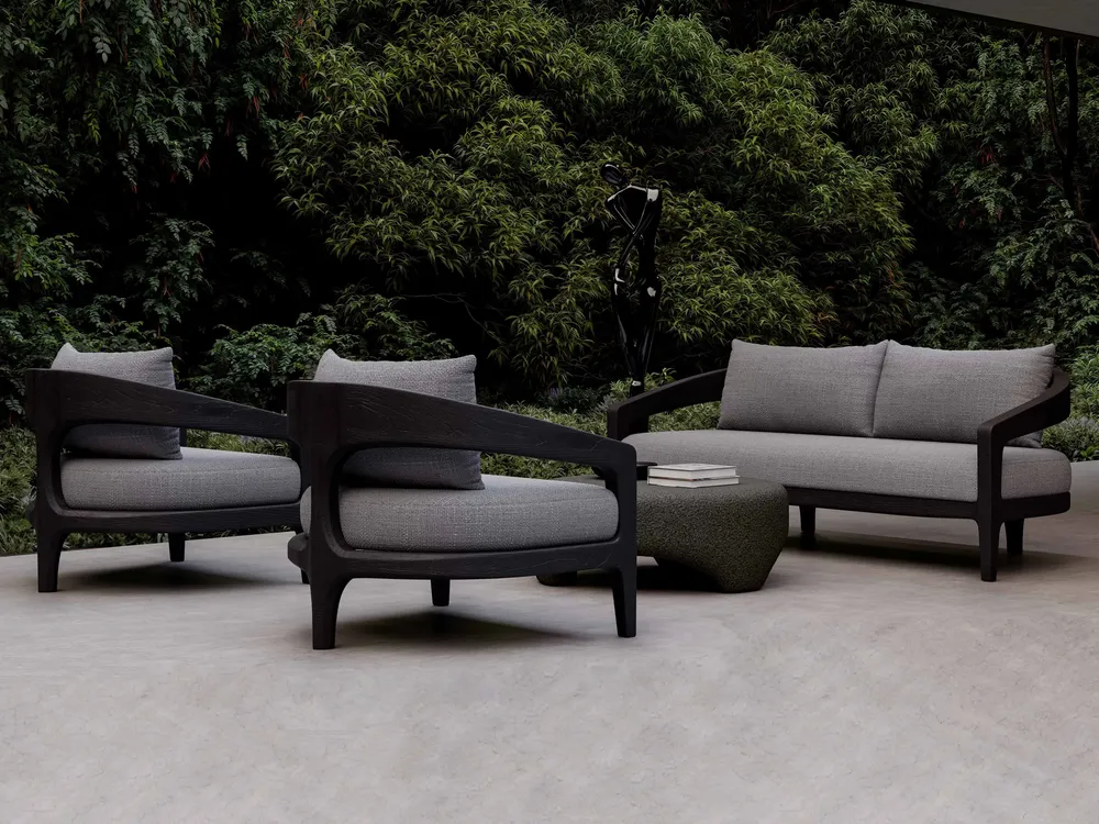 Tables de jardin - Table basse Whale-noche taille L - SNOC