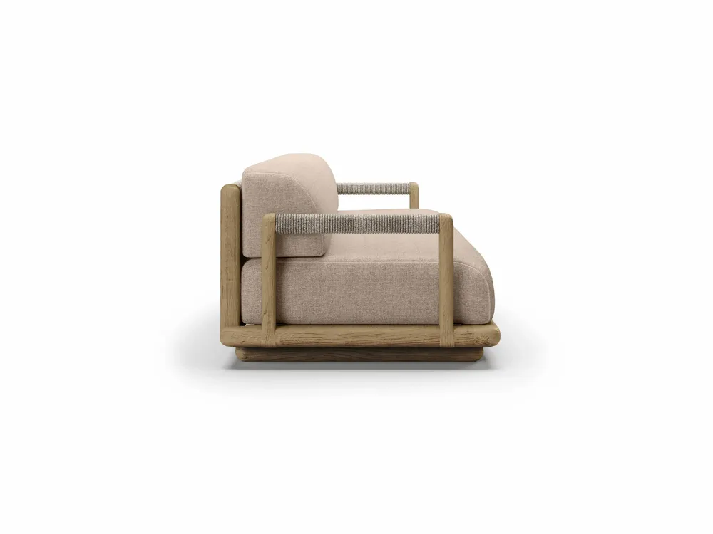 Lawn sofas   - Caleo-natural Lounge Set - SNOC