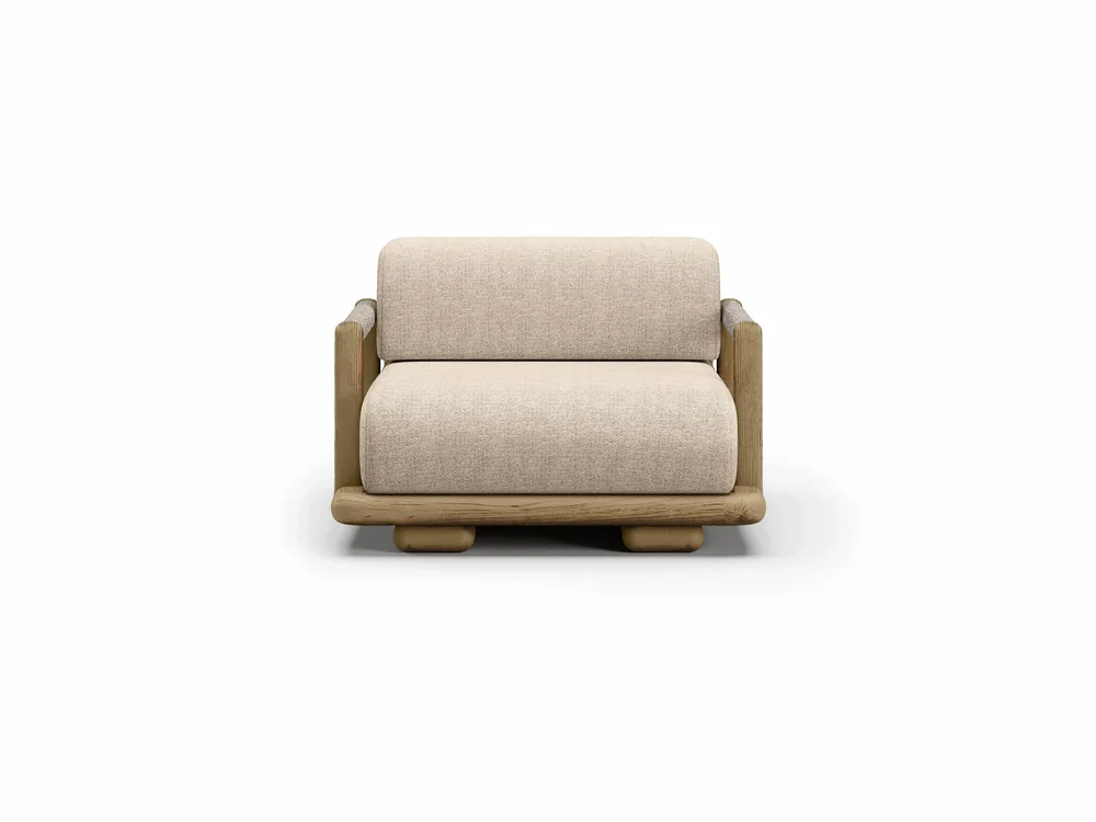 Lawn sofas   - Caleo-natural Lounge Set - SNOC