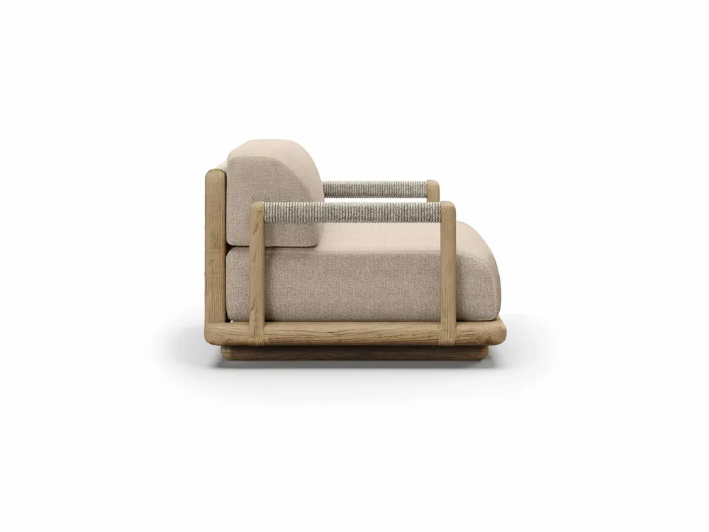Lawn sofas   - Caleo-natural Lounge Set - SNOC