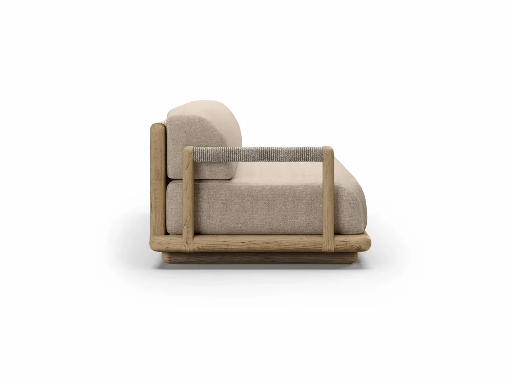 Lawn sofas   - Caleo-natural Modular Set - SNOC