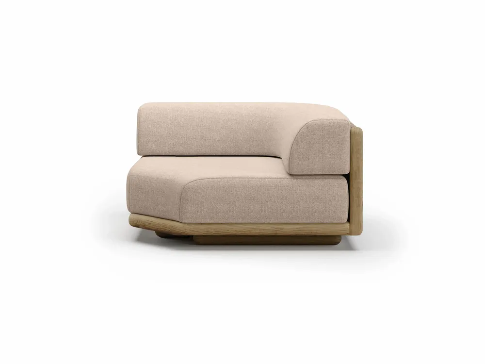 Lawn sofas   - Caleo-natural Modular Set - SNOC