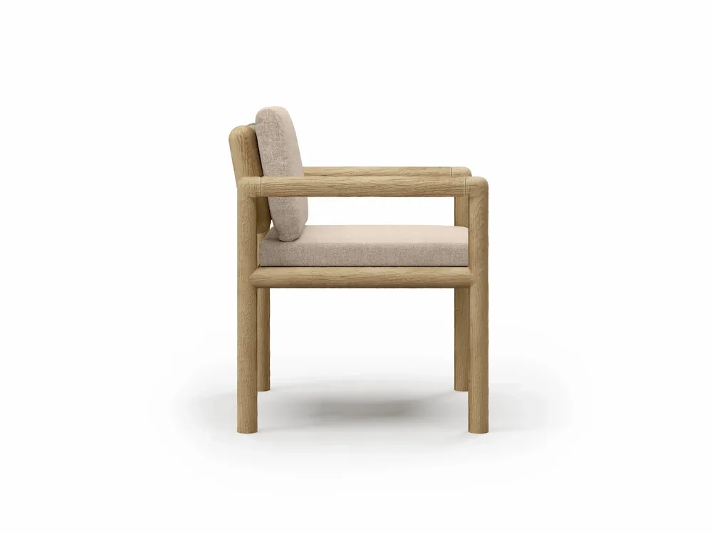 Lawn tables - Caleo-natural Dining Set - SNOC