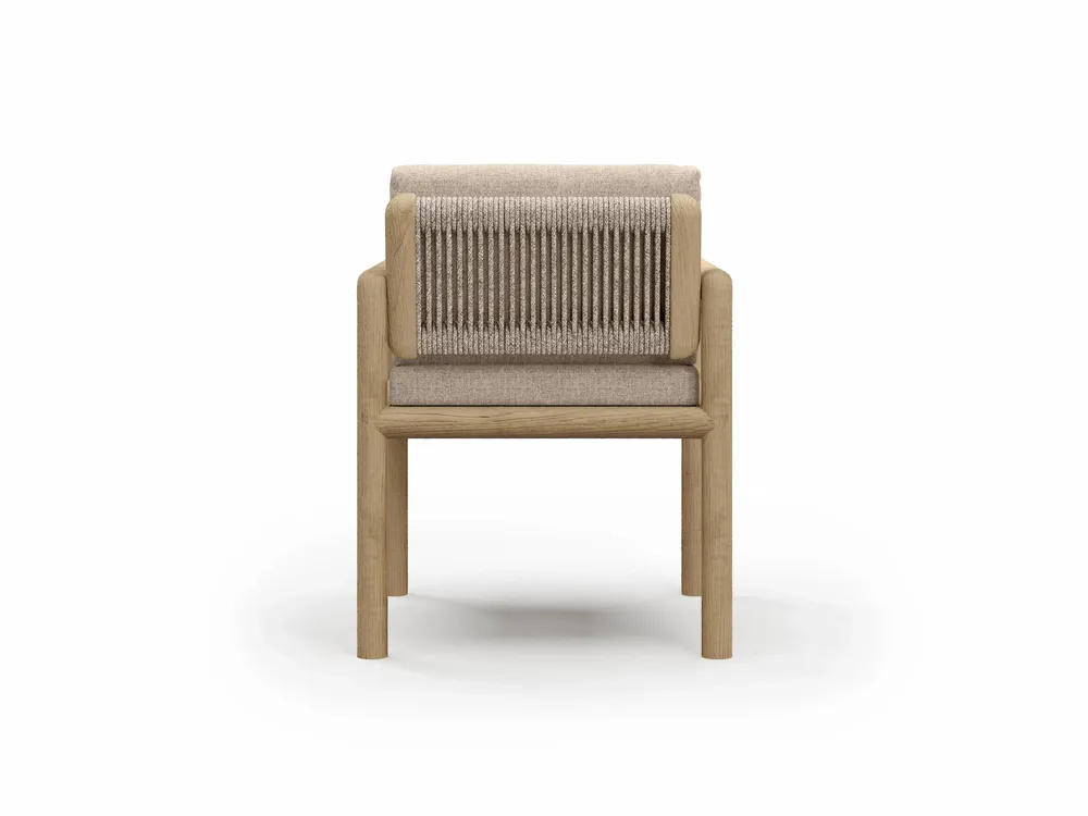 Lawn tables - Caleo-natural Dining Set - SNOC