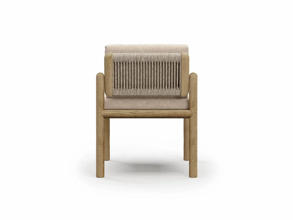 Lawn tables - Caleo-natural Dining Set - SNOC