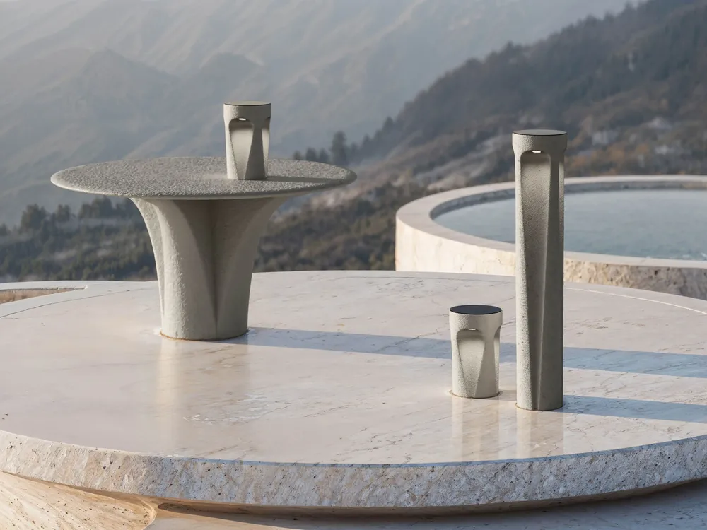 Outdoor table lamps - Savio-ash S Size Lighting - SNOC