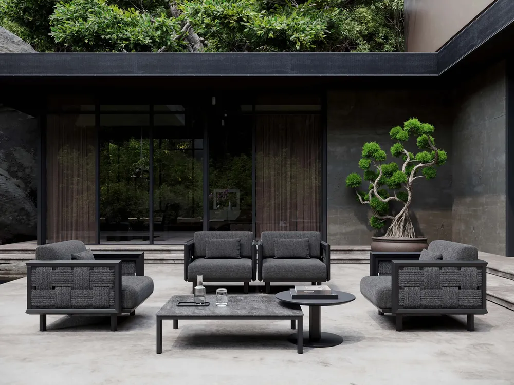 Lawn tables - Éclat-nightfall Coffee Table Set - SNOC