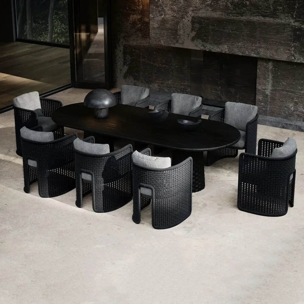 Canapés de jardin - Ensemble de salle à manger Miura-nightfall - SNOC