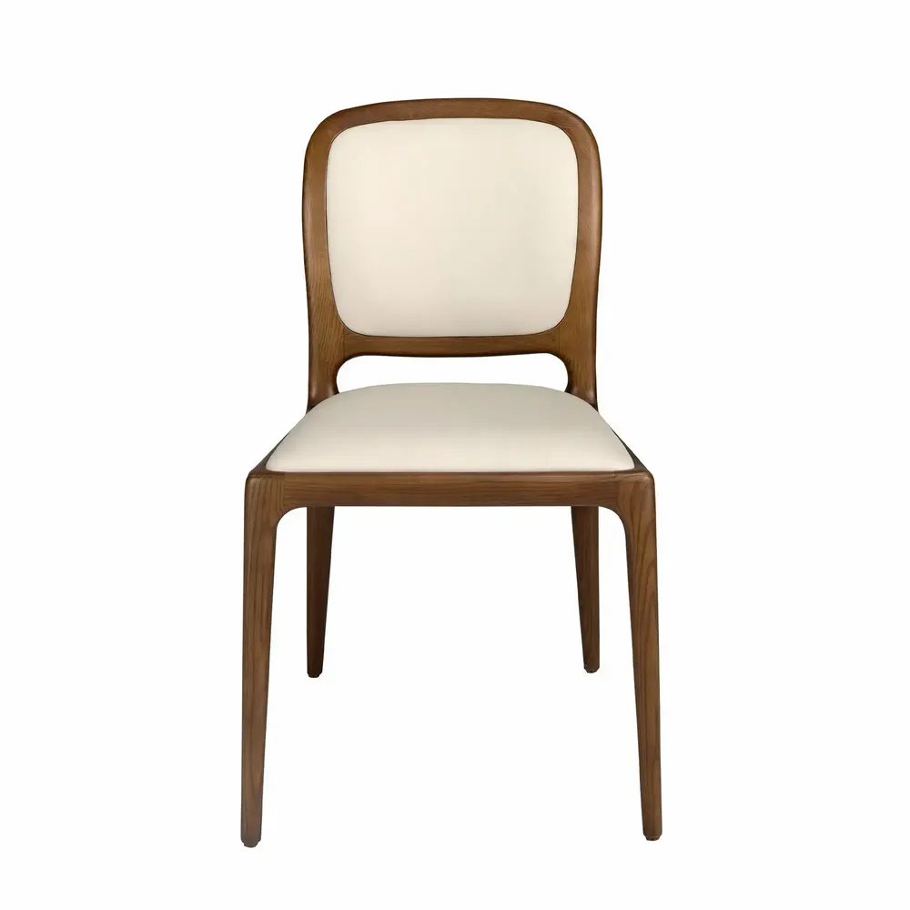 Chairs - Cream leatherette chair - ANGEL CERDÁ