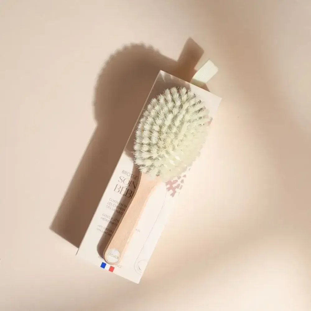 Hair accessories - 100% Goat Baby Care Brush Made in France - BACHCA