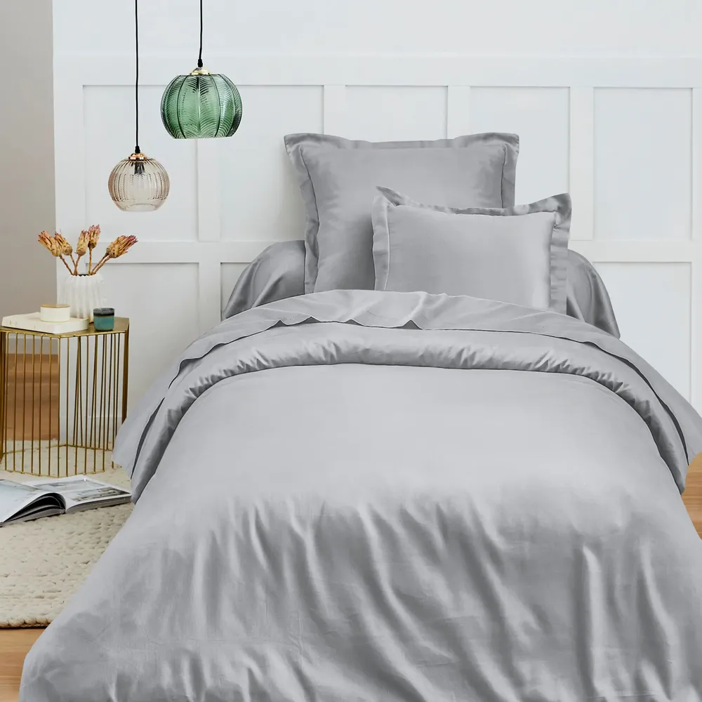 Bed linens - 100% Cotton Duvet Cover 140 x 200 cm Cloud - COTON PUR