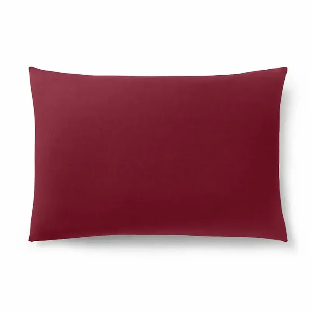 Bed linens - 100% Cotton Pillowcase 50 x 70 cm Garnet - COTON PUR