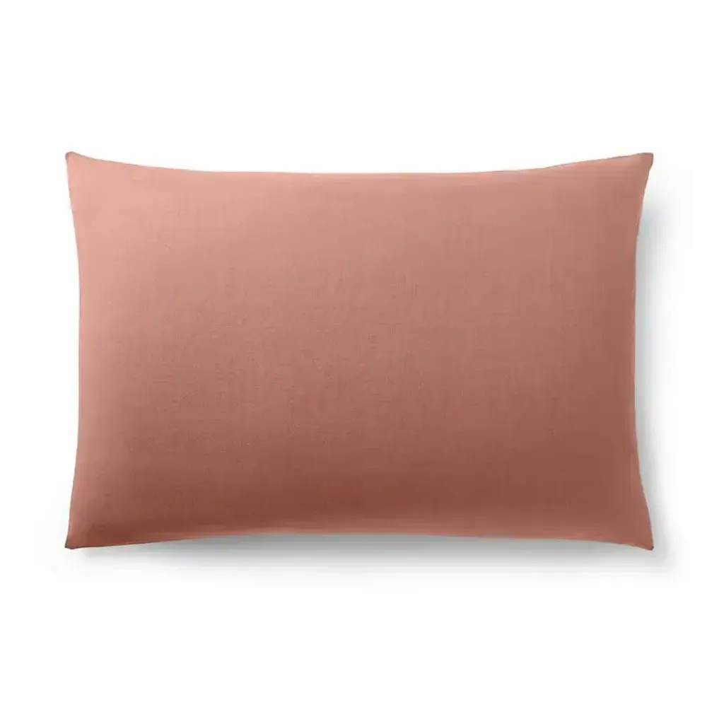 Linge de lit - Taie d'oreiller 100% Coton 50 x 70 cm Vieux Rose - COTON PUR