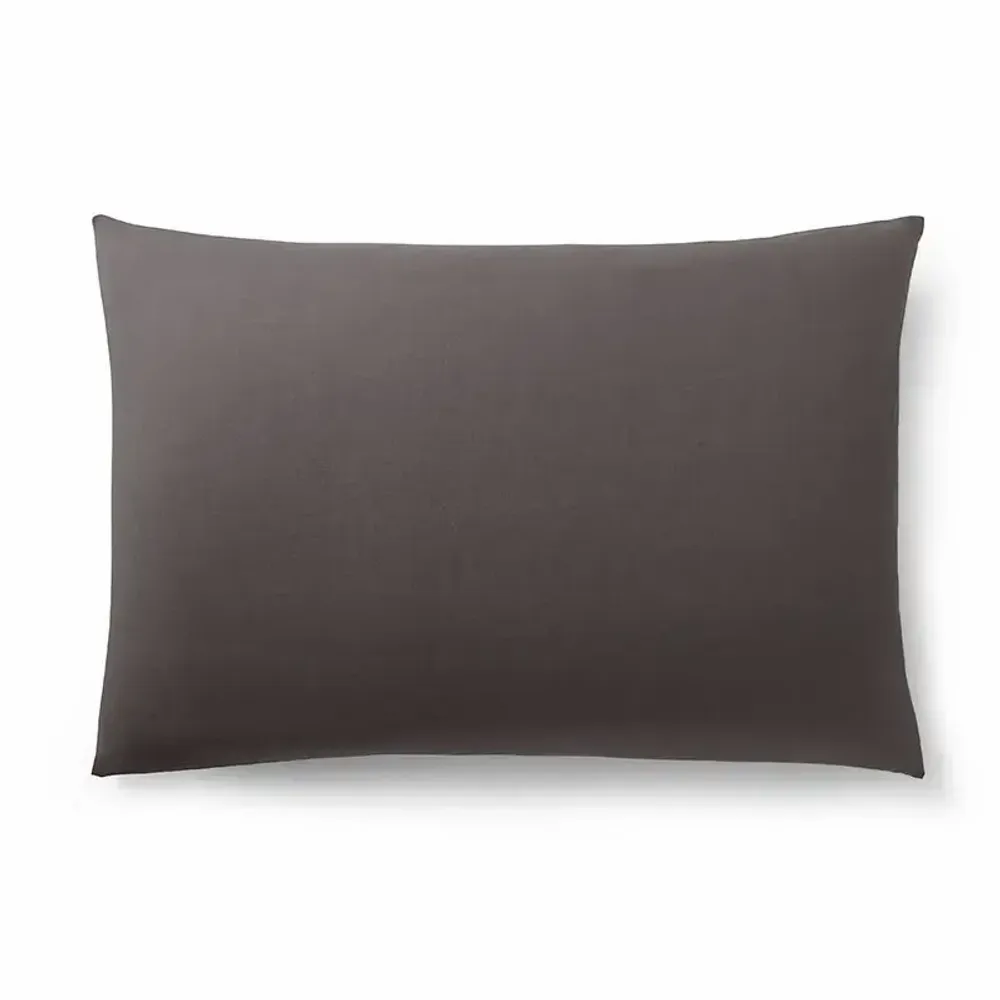 Bed linens - 100% Cotton Pillowcase 50 x 70 cm Slate - COTON PUR