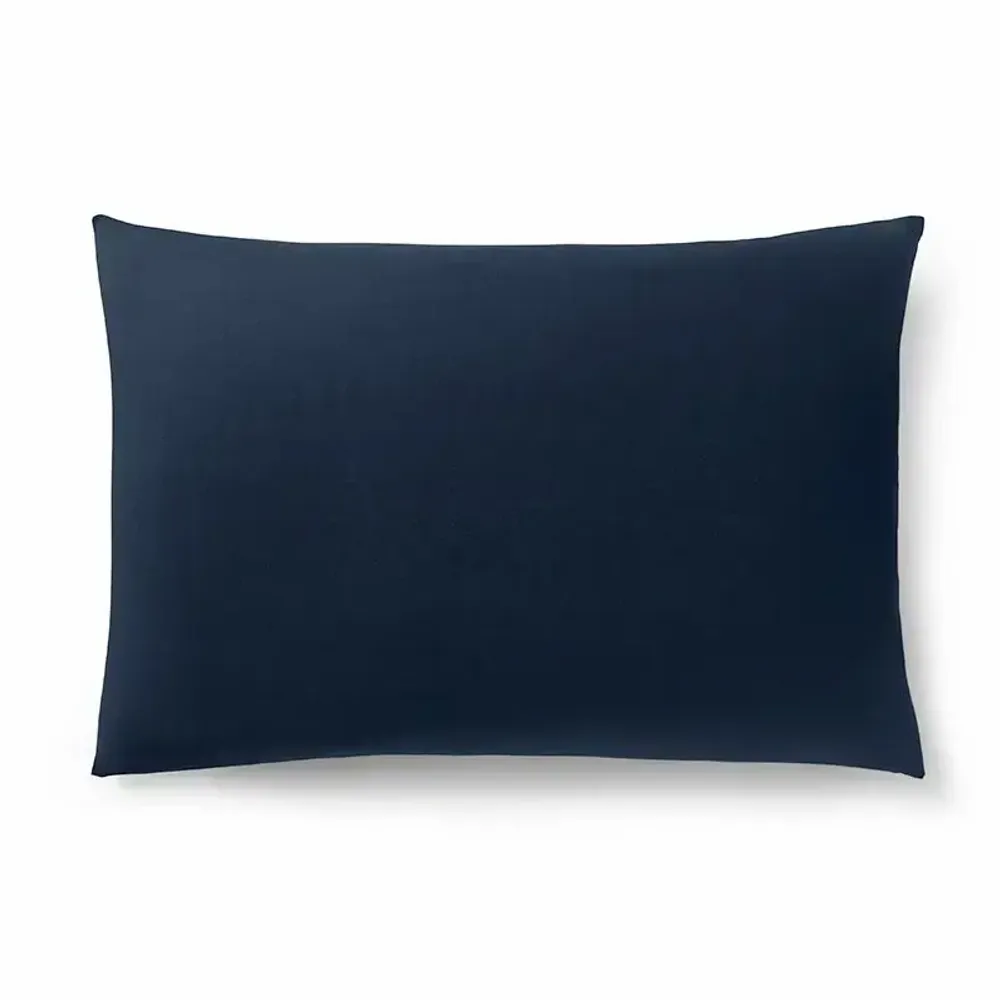 Bed linens - 100% Cotton Pillowcase 50 x 70 cm Midnight Blue - COTON PUR