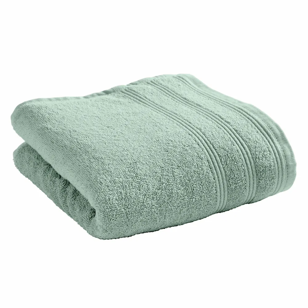 Bath towels - "Spa" Towel 100% Cotton 50 x 100 cm Mint - COTON PUR