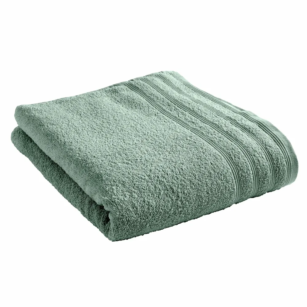 Serviettes de bain - Drap de Bain "Spa" 100% Coton 90 x 150 cm Menthe - COTON PUR