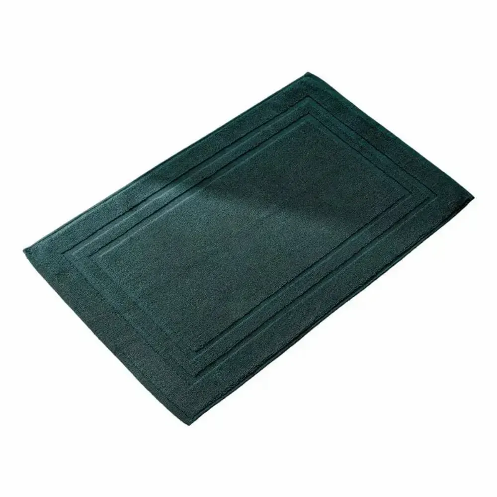 Other bath linens - "Spa" Bath Mat 100% Cotton 50 x 80 cm Emerald - COTON PUR