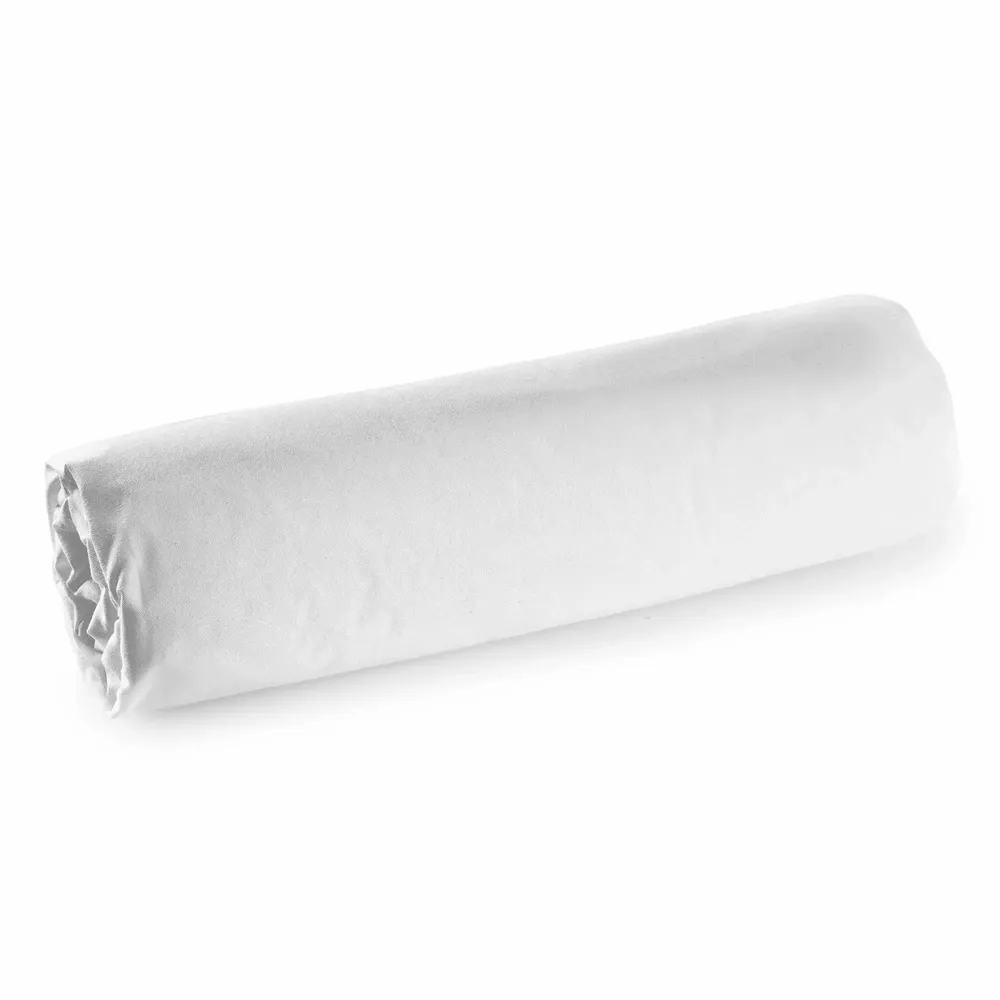Linge de lit - Drap housse Percale 200 x 200 cm Pur Coton Peigné Longues Fibres 80 Fils/cm² Neige - COTON PUR