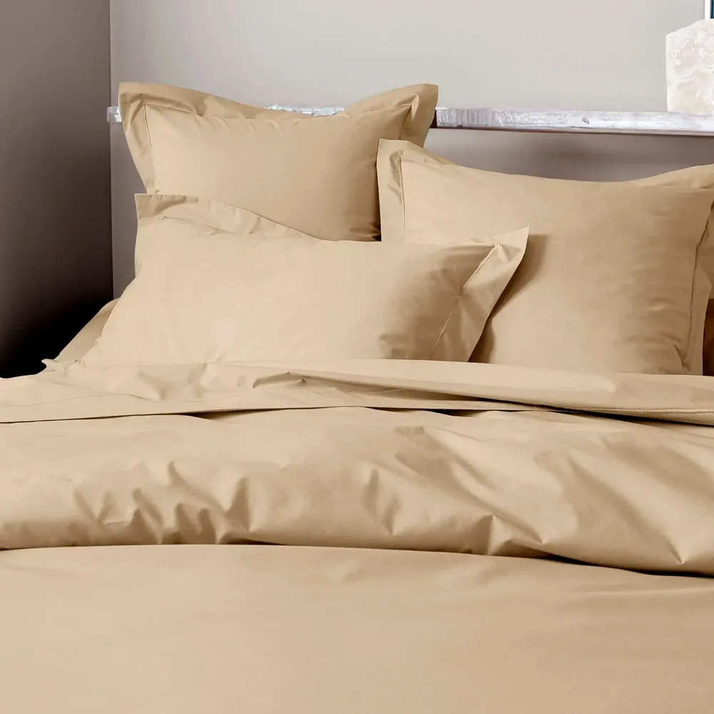 Bed linens - Percale Duvet Cover 260 x 240 cm Pure Combed Cotton Long Fibers 80 Thread Count/cm² Linen - COTON PUR