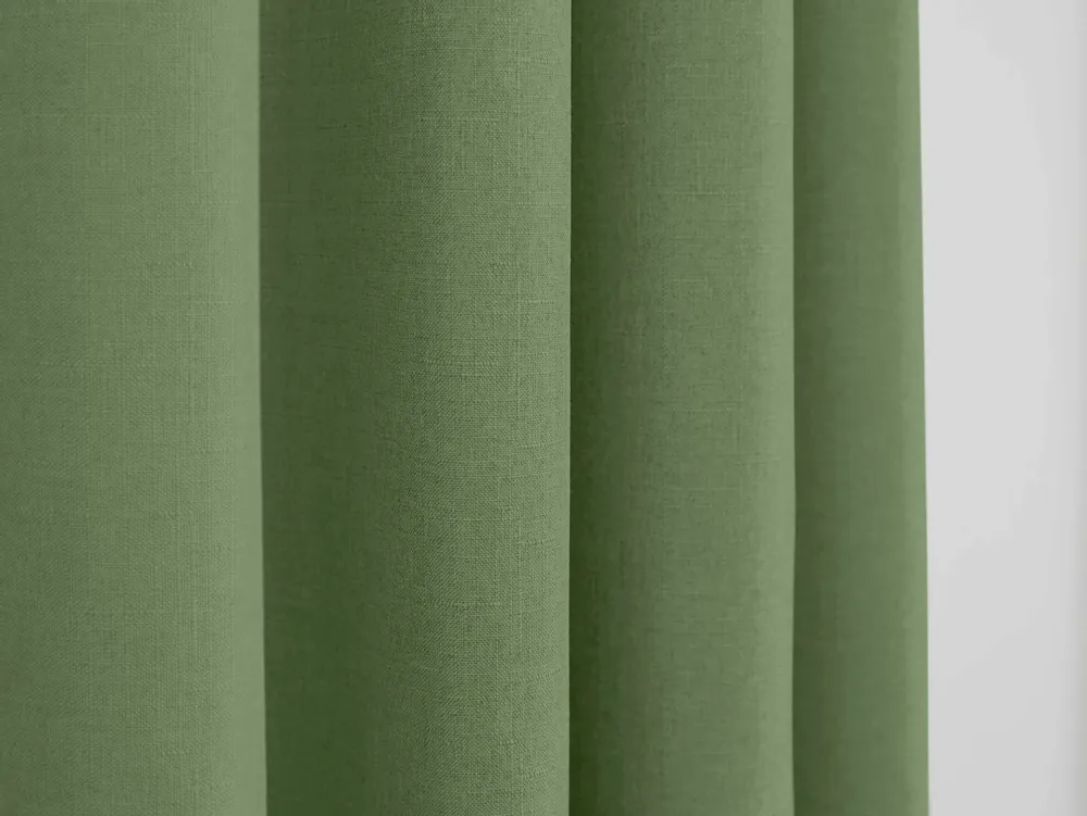 Curtains and window coverings - Pair of "Linen Effect" Eyelet Curtains 140 x 260 cm Moonlight deco Rosemary - COTON PUR