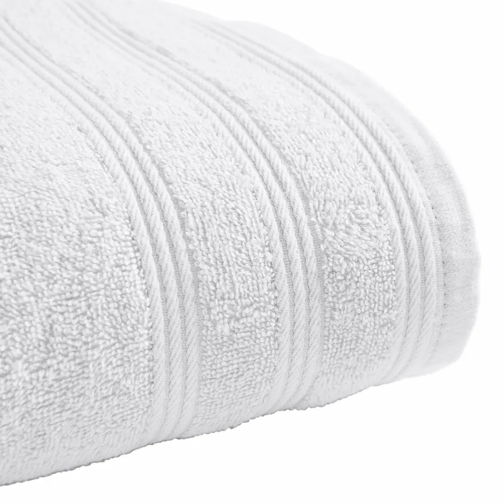 Bath towels - "Spa" Towel 100% Cotton 50 x 100 cm Snow - COTON PUR
