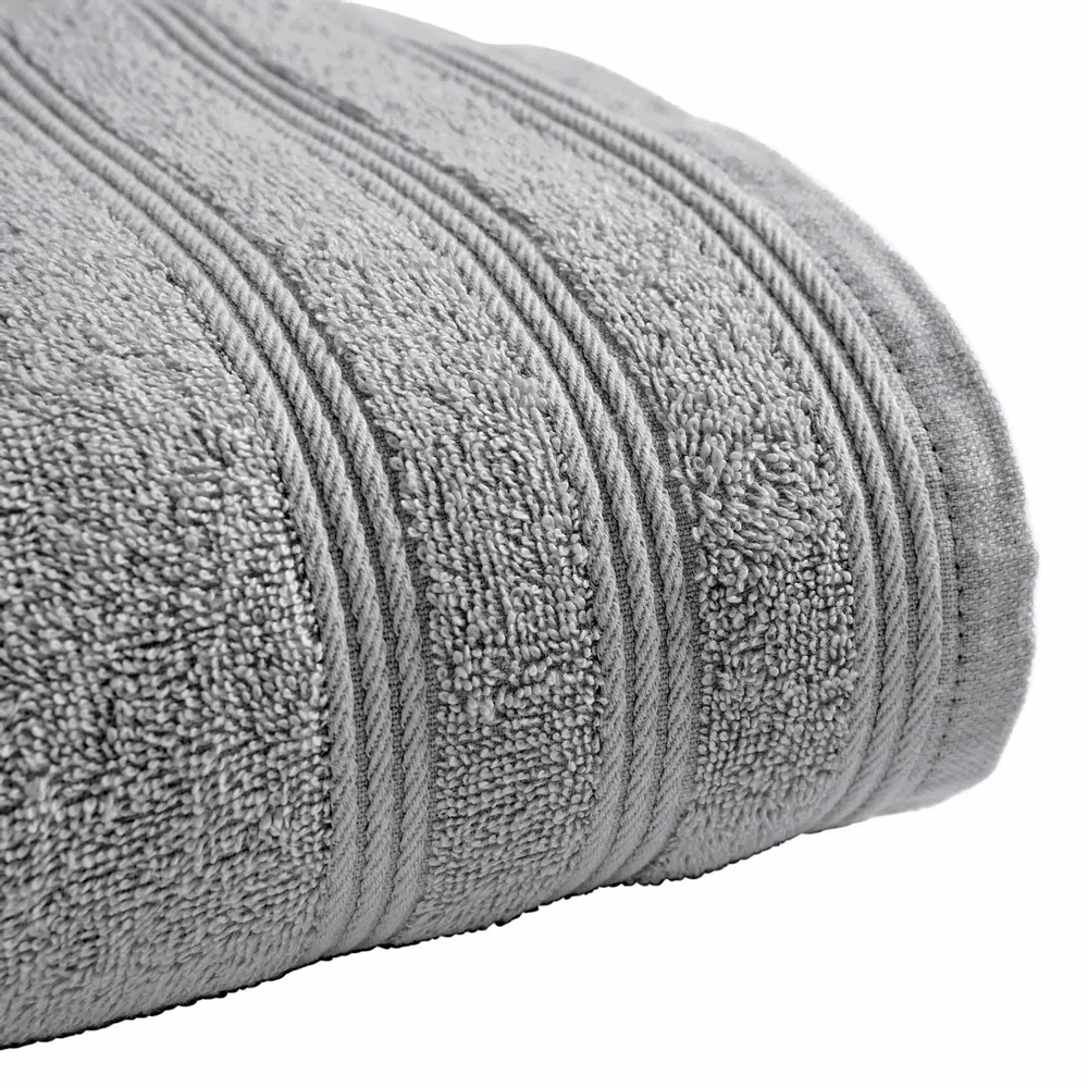 Bath towels - "Spa" 100% Cotton Towel 50 x 100 cm Pearl - COTON PUR