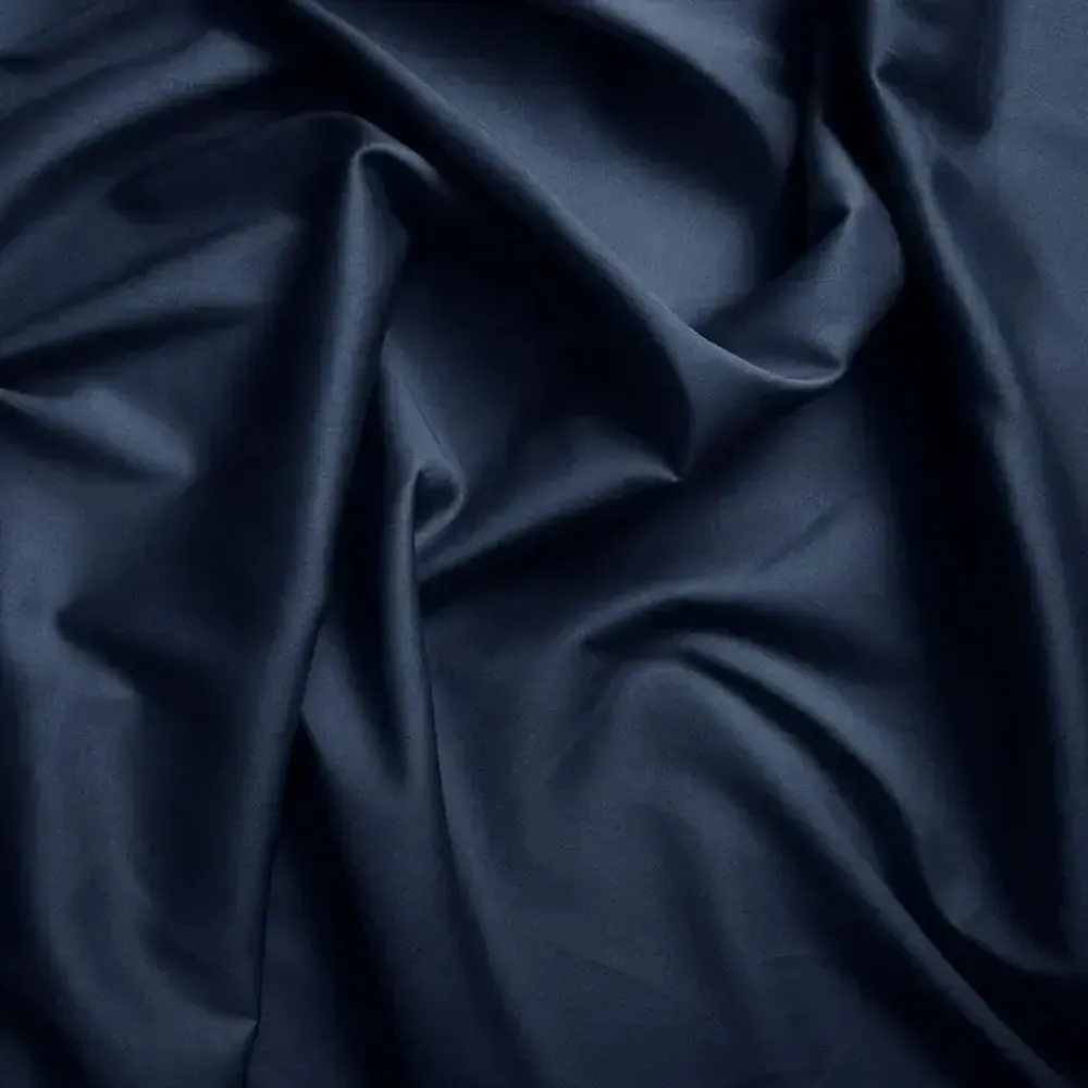 Linge de lit - Housse de couette 100% Coton 240 x 220 cm Bleu Nuit - COTON PUR