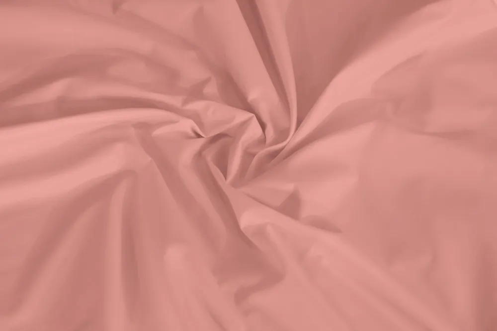 Linge de lit - Taie de traversin Percale 45 x 185 cm Pur Coton Peigné Longues Fibres 80 Fils/cm² Rose Poudré - COTON PUR