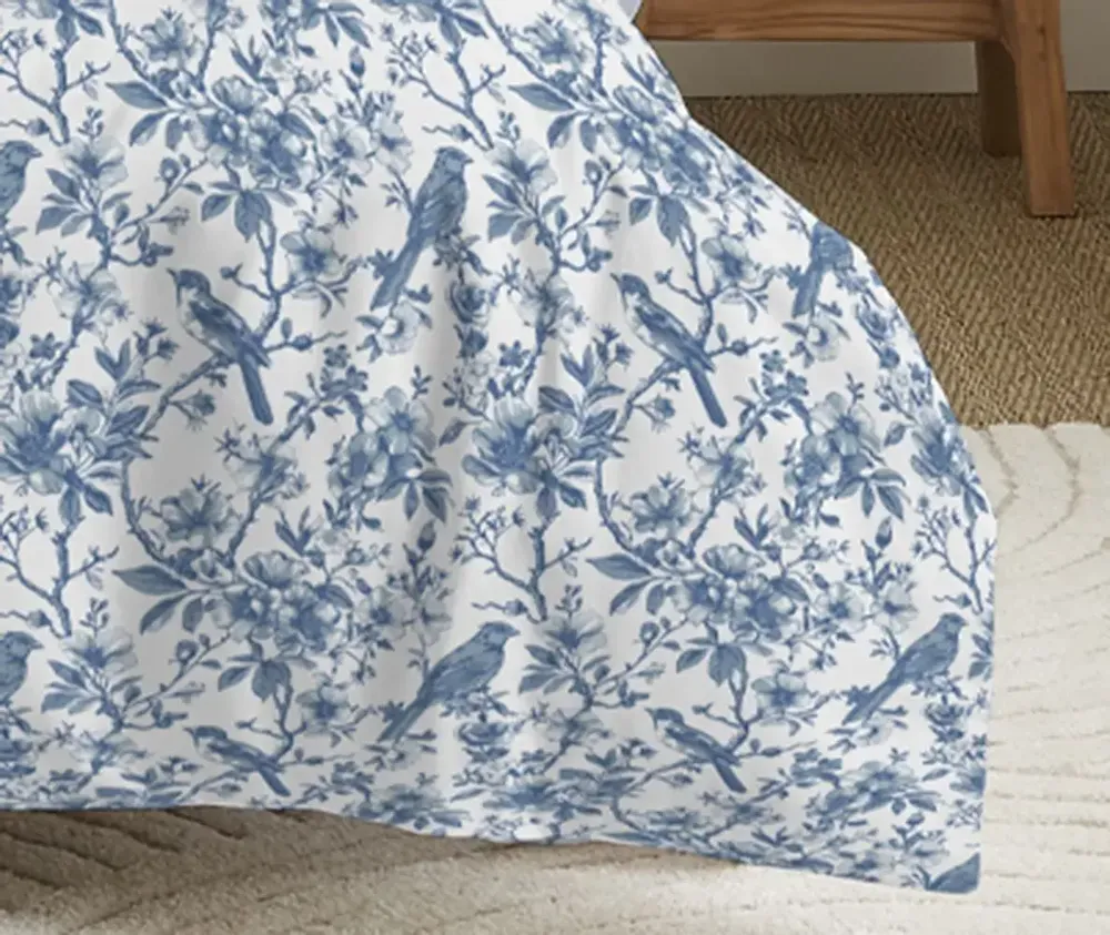 Bed linens - Complete Pack Printed Duvet Cover 140 x 200 cm - Fitted Sheet 90 x 190 cm - 100% Cotton 57 Threads - COTON PUR