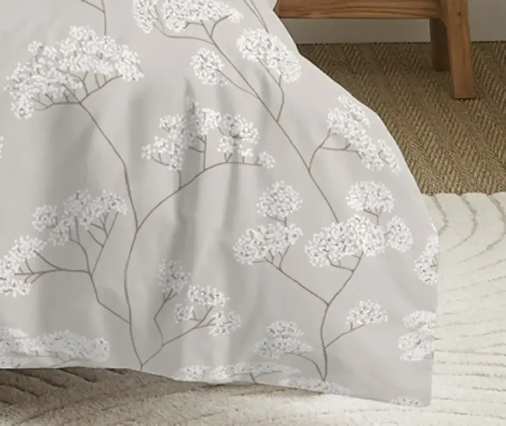 Linge de lit - Pack Complet Housse de couette Imprimé 140 x 200 cm - Drap housse 90 x 190 cm - 100% Coton 57 Fils - COTON PUR