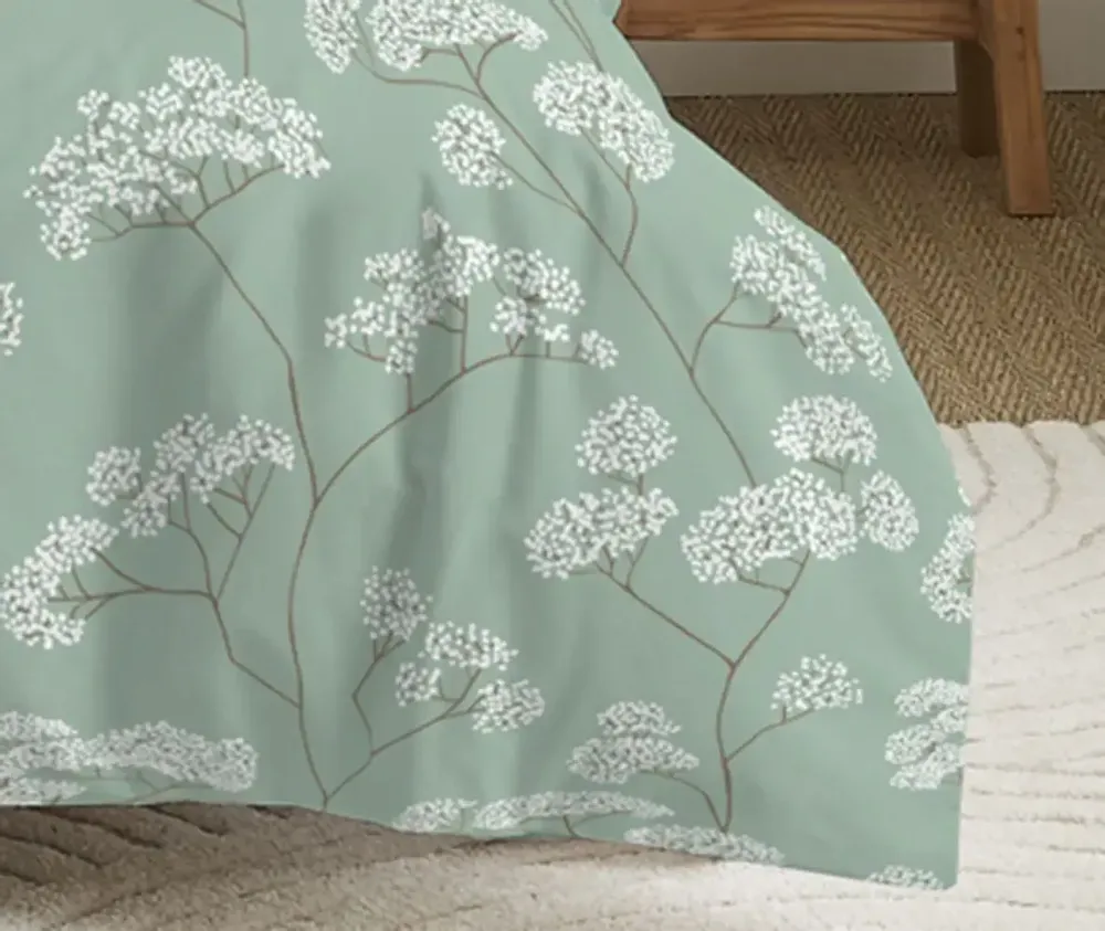 Linge de lit - Pack Complet Housse de couette Imprimé 140 x 200 cm - Drap housse 90 x 190 cm - 100% Coton 57 Fils - COTON PUR