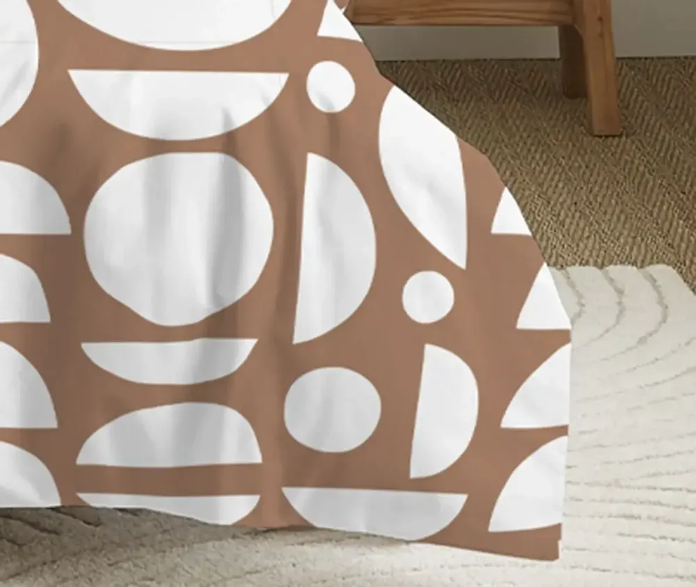 Linge de lit - Pack Complet Housse de couette Imprimé 140 x 200 cm - Drap housse 90 x 190 cm - 100% Coton 57 Fils - COTON PUR