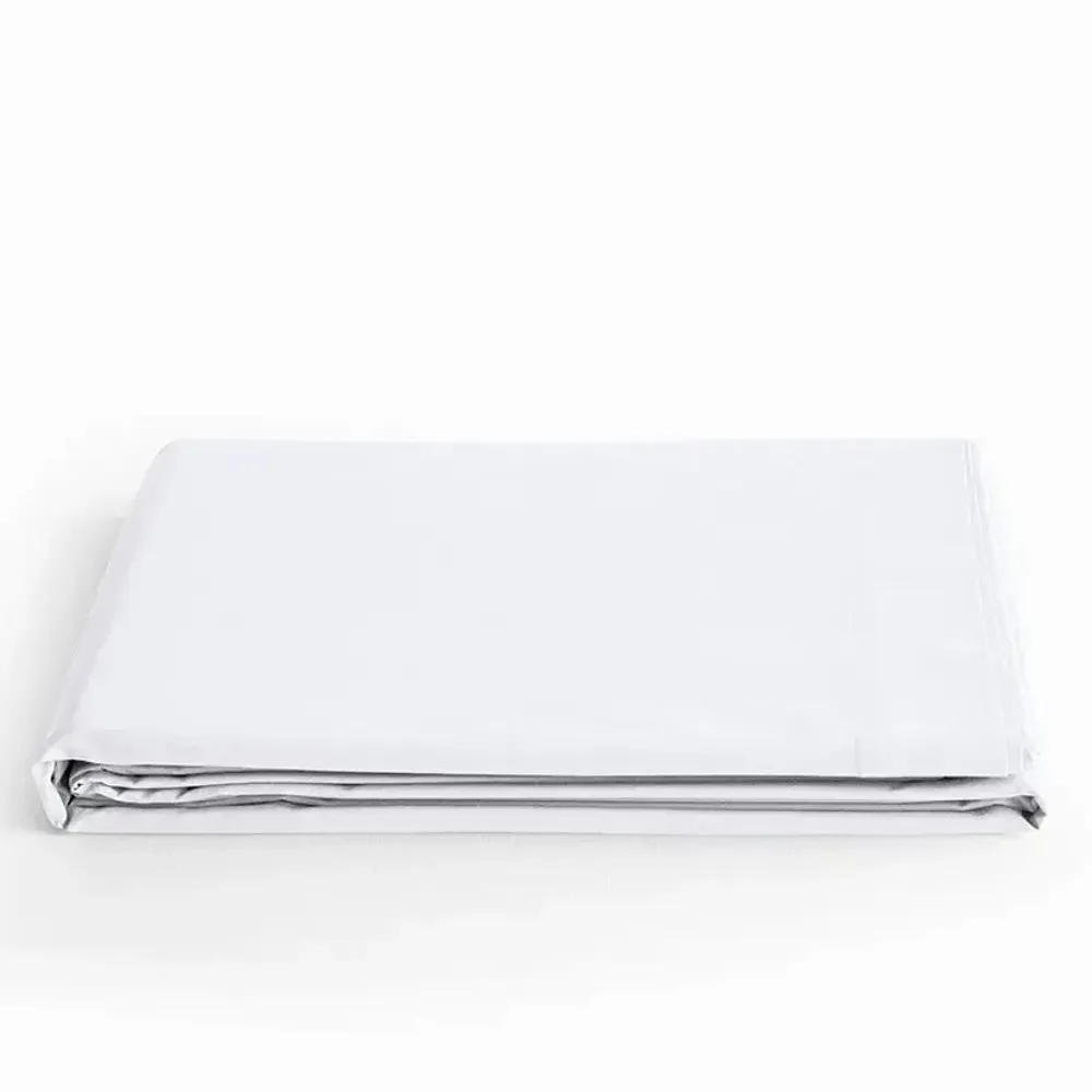 Linge de lit - Drap Plat 100% Coton 240 x 300 cm Neige - COTON PUR
