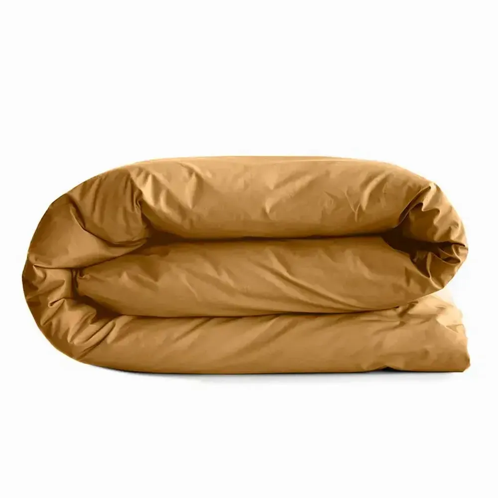 Bed linens - 100% Cotton Duvet Cover 140 x 200 cm Honey - COTON PUR