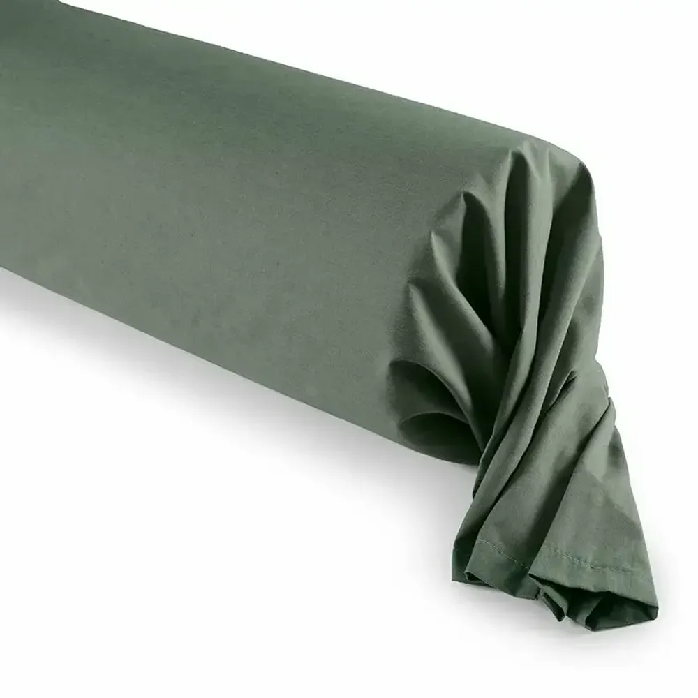 Bed linens - 100% Cotton Bolster Case 45 x 185 cm Rosemary - COTON PUR