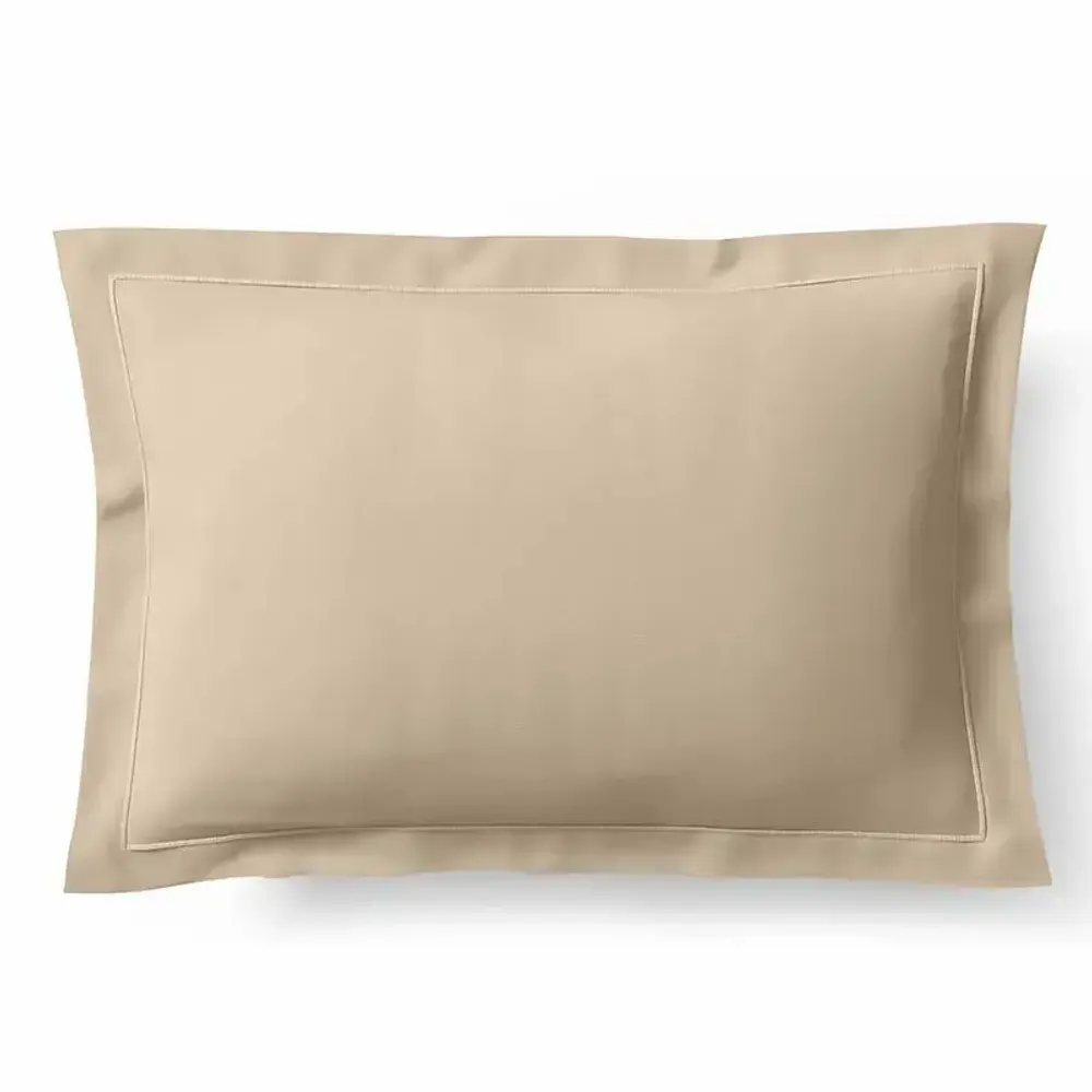 Linge de lit - Taie d'oreiller Percale 50 x 70 cm Pur Coton Peigné Longues Fibres 80 Fils/cm² Lin - COTON PUR