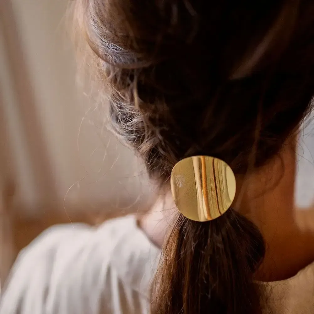 Accessoires cheveux - Élastique plaque dorée - BACHCA